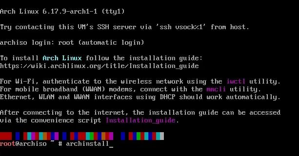 archinstall